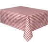 Red Gingham Pattern Tablecover 54X108