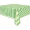 Lime Green/White Stripe Tablecover 54x108