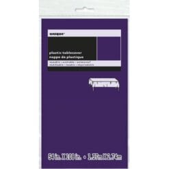 Deep Purple Tablecover Plastic 54x108