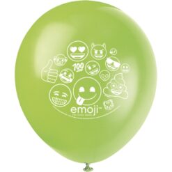 12" Emoji Astd Latex Balloons 2S 8CT