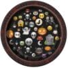 Emoji Halloween Plates 7" 8CT