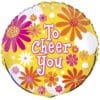 18" RND To Cheer You Foil Balloon