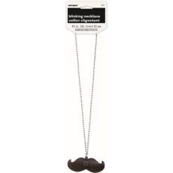 Mustache LED Necklace