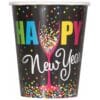 Happy New Year Confetti Cups Hot/Cold 9Oz 8Ct