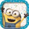 Despicable Me Plates SQR 9" 8CT