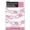 Hot Pink/White Dots Paper Chain 5Ft