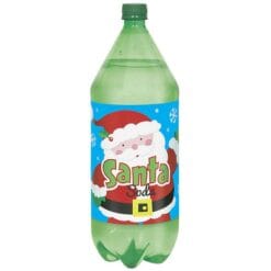 Christmas 2L Bottle Labels 4CT