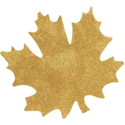 Fall Leaves Mini Gltr Cutouts Astd 6Ct