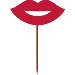 Lip And Mustache Picks 12Ct