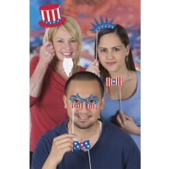 Patriotic Photo Props 10CT