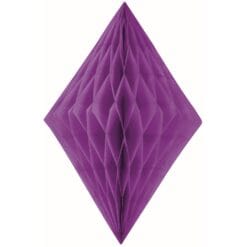 Diamond PPR Decor 14" Pt Purp