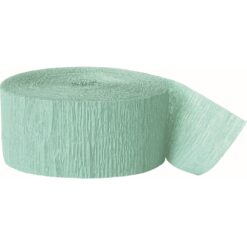 Green-Mint Crepe Streamer 81ft
