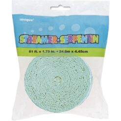 Green-Mint Crepe Streamer 81ft