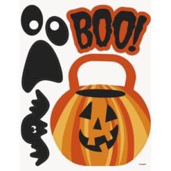 Bat &Amp; Ghost Halloween Magnets 2 Sht