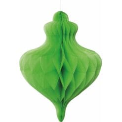 Green Ornament Shape Paper Decor 12&Quot;