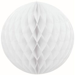 Honeycomb Ball 8" White