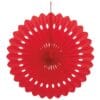 Decorative Fan 16&Quot; Red