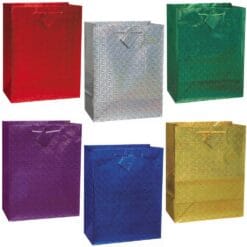 Solid Hologr Giftbag Asst-jumb