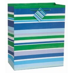 Party Stripes Giftbag Asst-lrg