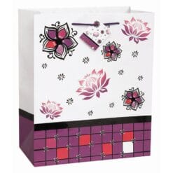 Party Stripes Giftbag Asst-Lrg