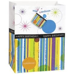 Birthday Tempo Giftbag Medium Astd