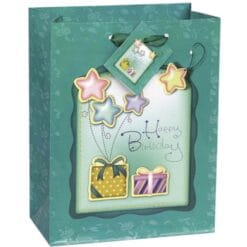 Patchwork Bday Gftbag Asst-Med