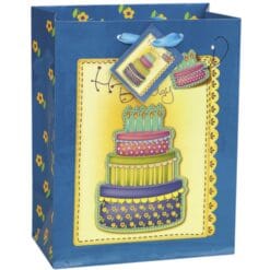 Patchwork Bday Gftbag Asst-Med