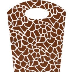 Safari Print Giftbag Fancy Large Astd