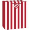 Red Stripe Gift Bag Med