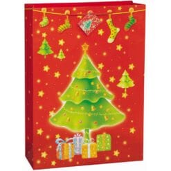 Giftbag, Cmas Delight Astd Jumbo