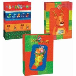 Bright Christmas Jumbo Gift Bag Astd
