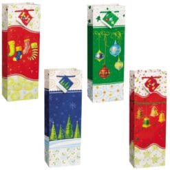 Wine Giftbag Holiday Spirits Astd