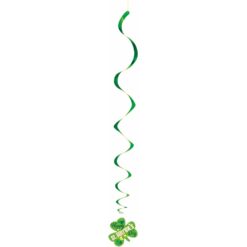 St Pats Argyle Hanging Swirls 26"L 3CT