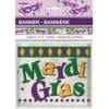 Mardi Gras Masquerade Foil Banner 12FT