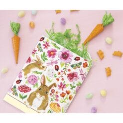 Floral Easter Bunny PPR Goodie Bag 8CT