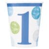 Blue Dots 1st Birthday Hot/Cold Cups 9oz 8CT