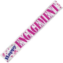 Happy Engagement Foil BNR 12FT