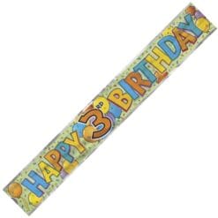 03 Birthday Foil Banner 12FT