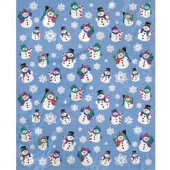 Snowman Plastic Jumbo Giftbg 36"x44"