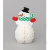 4 Snowman 6&Quot; Honeycomb Dec.