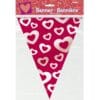 Hearts Afire Flag Banner 12Ft