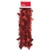 Hearts Tinsel Garland 9FT 2 Hearts Tinsel Garland 9Ft
