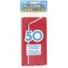 Flex Straws Ruby Red 50CT 2 Flex Straws Ruby Red 50Ct