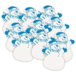 Mini Snowman Cutouts-5"X4.5" 10CT