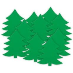 Cutout Cmas Tree Mini 5X4.5 10CT
