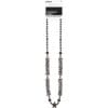 Black Grad Bead Necklace 32"
