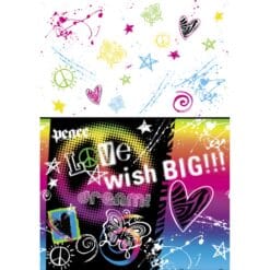 Peace Tablecover Plastic 84"x54"
