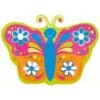 18&Quot; Shp Happy Butterfly Foil Balloon