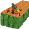 Luau Tableskirt Green Grass 29In X 9Ft