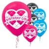 12&Quot; Monster High Balloons Latex 6Ct